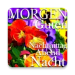 german morning until night greetings android application logo